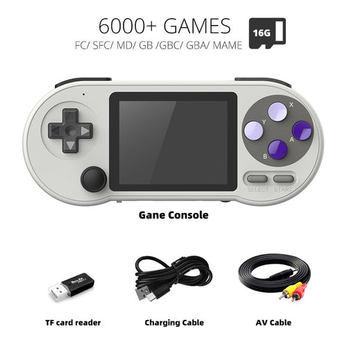 SF2000 Retro Handheld Gaming Console - Mini Arcade